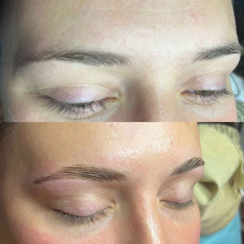 beauty services brows & lashes - tinting: brow lamination